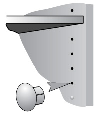 5mm Holefix caps hide unsightly shelf-adjustment holes and keep the cupboard/wardrobe more hygienic