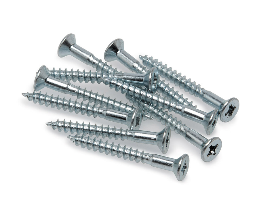 SupaChip screws available in 6 lengths to suit most cabinetmaking needs